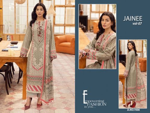 Jainee Vol 7 By Agha Noor Cotton Dress Material Catalog